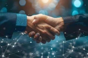 Researchers and analysts reviewing governance data